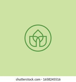 nature design logo vector icon