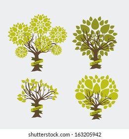 nature design over blue background vector illustration 