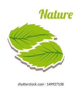 nature design over white background vector illustration 
