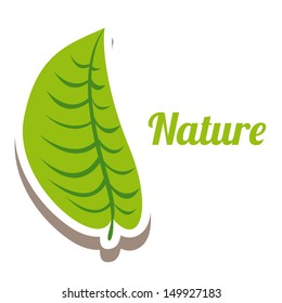 nature design over white background vector illustration 
