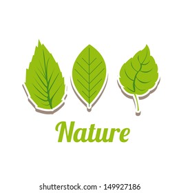 nature design over white background vector illustration 