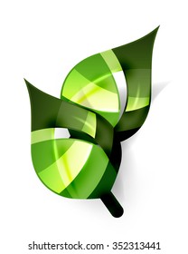 Plantilla de diseño de la naturaleza para el mensaje. Hojas abstractas coloridas tóxicas.