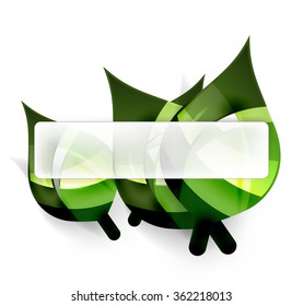 Nature design template for your message