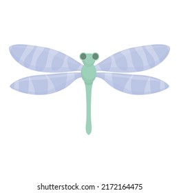 Nature dragonfly icon cartoon vector. Wing insect. Fly dragon