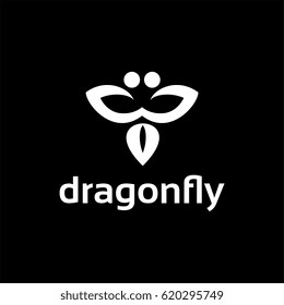 nature dragonfly logo