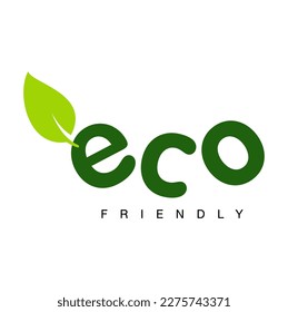 Nature eco green logo , Natural product logo design vector template