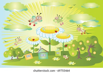 Nature ecology landscape.