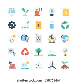 Nature and Ecology Vector Icons 1