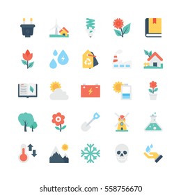 Nature and Ecology Vector Icons 3