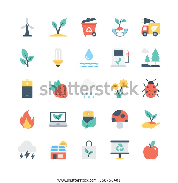 Nature and Ecology Vector\
Icons 4