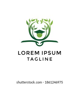 Plantilla de diseño del logotipo de Educación de la naturaleza 