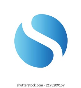 nature element vector icon, logo Icon, blue logo ecology nature element vector