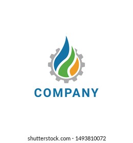 Nature elements. Water, Fire, Earth. Nature logo. Alternative energy sources. Fire Shape logo. Water Shape logo. Earth Shape logo.