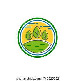Nature Emblem Logo