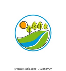 Nature Emblem Logo