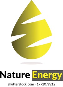 Nature energy vector logo template suitable for nature industrial corporate