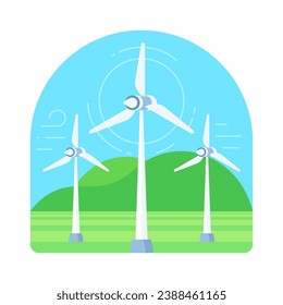 Nature - Environment - Climate Change - Renewable Energy - Wind Farm 
