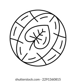nature environment line icon vector. nature environment sign. isolated contour symbol black illustration