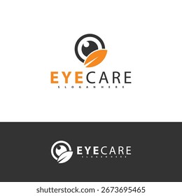 Plantilla de Vector de diseño de logotipo de ojo de Naturaleza. Colorido icono de medios. Concepto de Logotipo de Visión