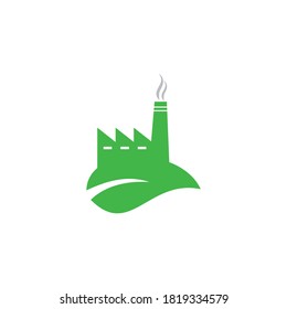 Nature Factory Vector , Industry Logo