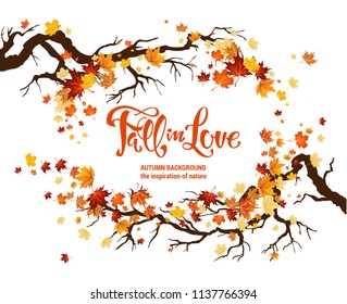 Nature fall template
