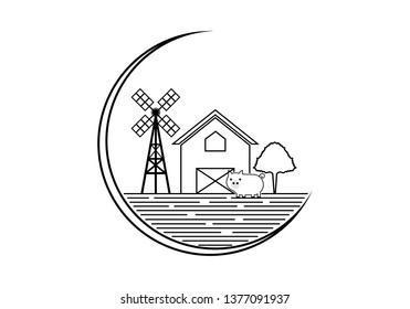 Nature farm logo