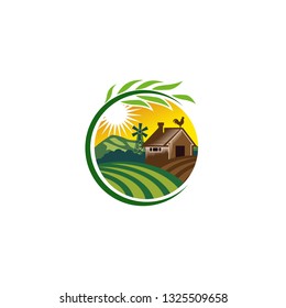 Nature Farm Logo Template