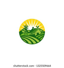 Nature Farm Logo Template