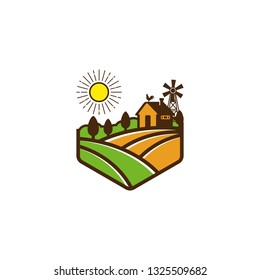 Nature Farm Logo Template