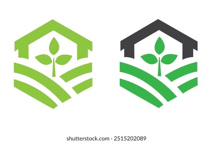 Nature Farmland Landscaping Creative Logo pro Vector