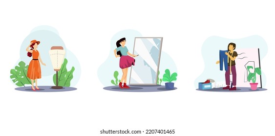 Nature Fashion Gallery Flat Bundle Design