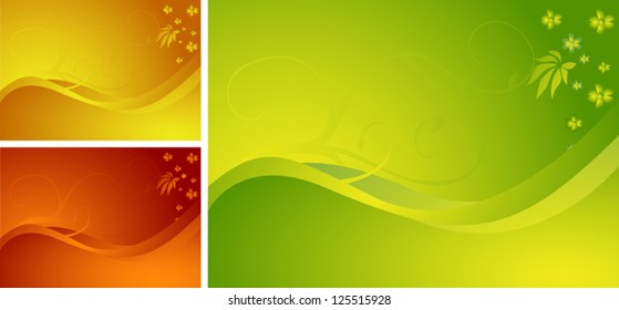 Nature floral abstract background