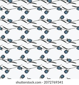 Patrón de vegetación de fondo floral natural en un estilo acuático dibujado a mano. Follaje vectorial con hojas tropicales de selva y flores de verano. Hipster botánico, imprenta rústica sin fisuras para tarjetas de boda.