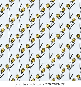 Patrón de verdor de fondo floral de Naturaleza en estilo de acuarela dibujado a mano. Follaje de Vector con hojas tropicales de la selva y flores de verano. Botánico hipster, impresión sin fisuras rústica para tarjetas de boda.