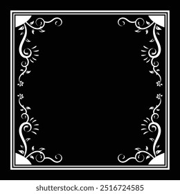 nature floral decorative frame border 11