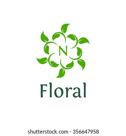 Nature Floral Vector Template