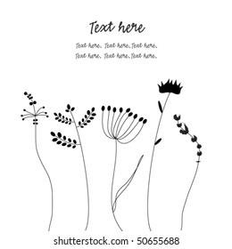 Fondo de diseño de flores naturales