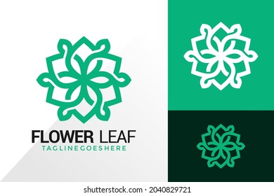 Nature Flower Leaf Logo Design, Creative Logos Designs Concept for Template