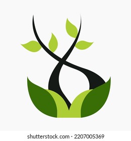 Nature And Flower Logo Design