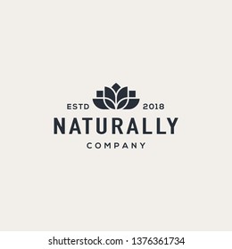 Nature flower logo design concept. Universal flower design.