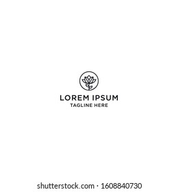 Nature flower logo design concept. Universal flower design.
