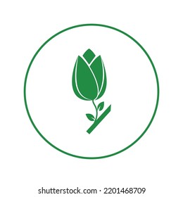Nature flower plant tulip icon | Circle version icon |