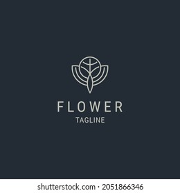 Nature flower premium logo template