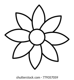 Nature flower symbol