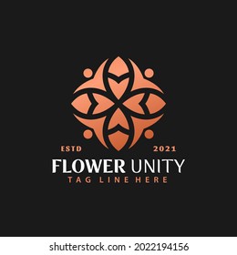 Logo-Design für Naturblume, abstrakte Logos-Designs für Vorlagen