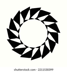 Nature flower  vector logo design 