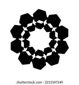 Nature flower  vector logo design 