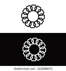 Diseño de vectores de flores naturales 
