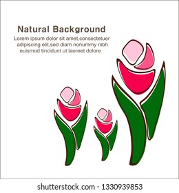 nature flowers background