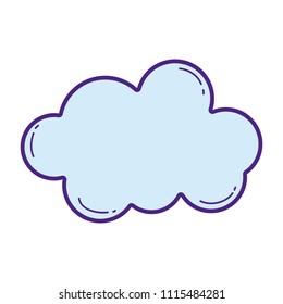 nature fluffy cloud sky design